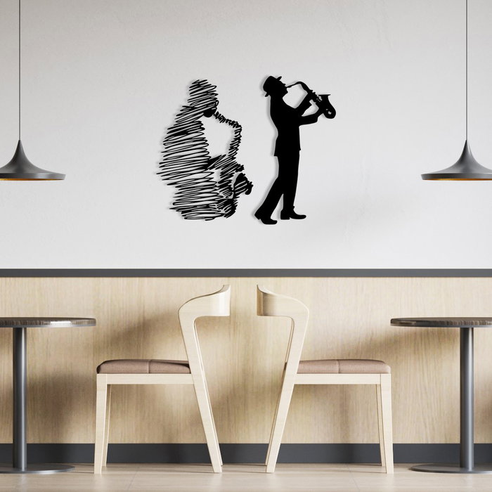 Wallity Deva Accesorio de Pared de Metal Negro